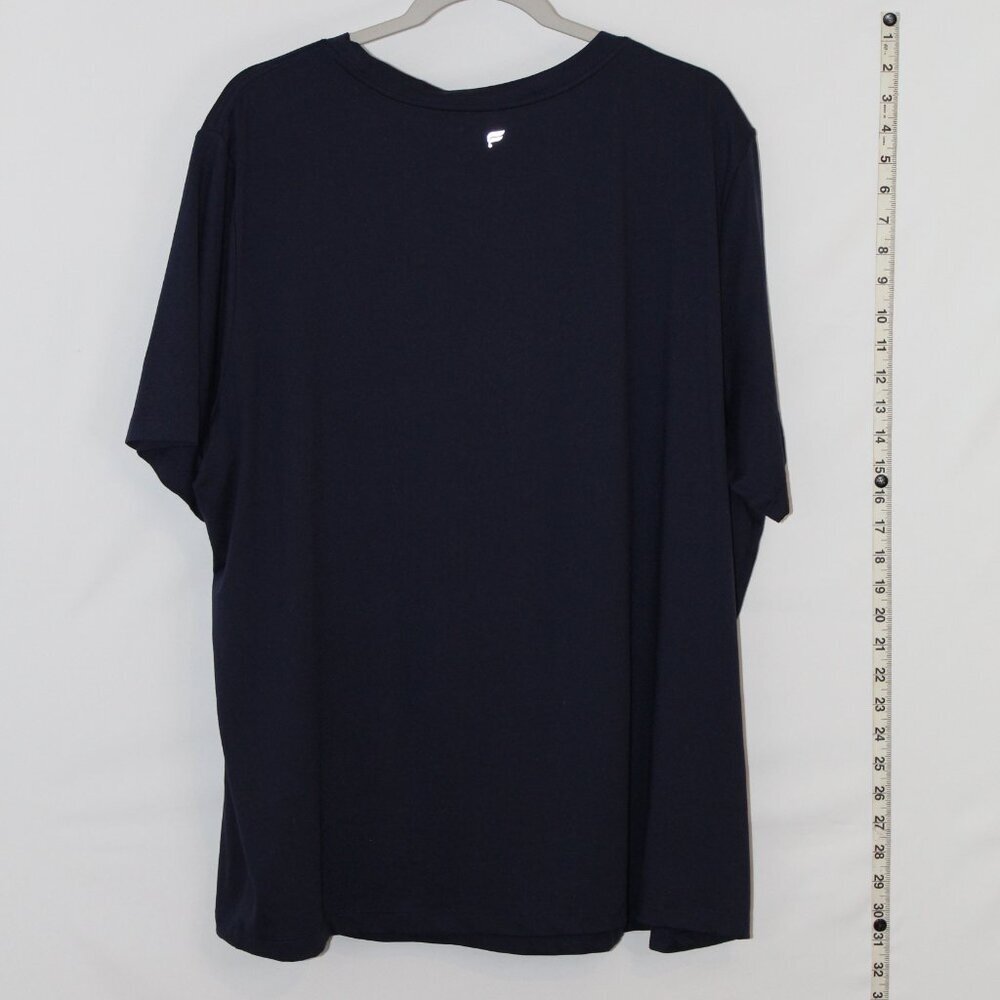 Fabletics Moisture-Wicking Dry-Flex Tee‎  Deep Navy Size 2X - barely worn - Picture 4 of 5